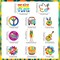 30-Piece 60s & 70s Hippie Party Decorations Set with Groovy Retro Peace Sign and Flower Cutouts, Foil Hanging Swirls for Ceiling Décor, Ideal for Hippie-Themed Birthdays and Retro Parties